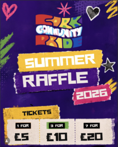 Cork Community Pride Summer Raffle 2026